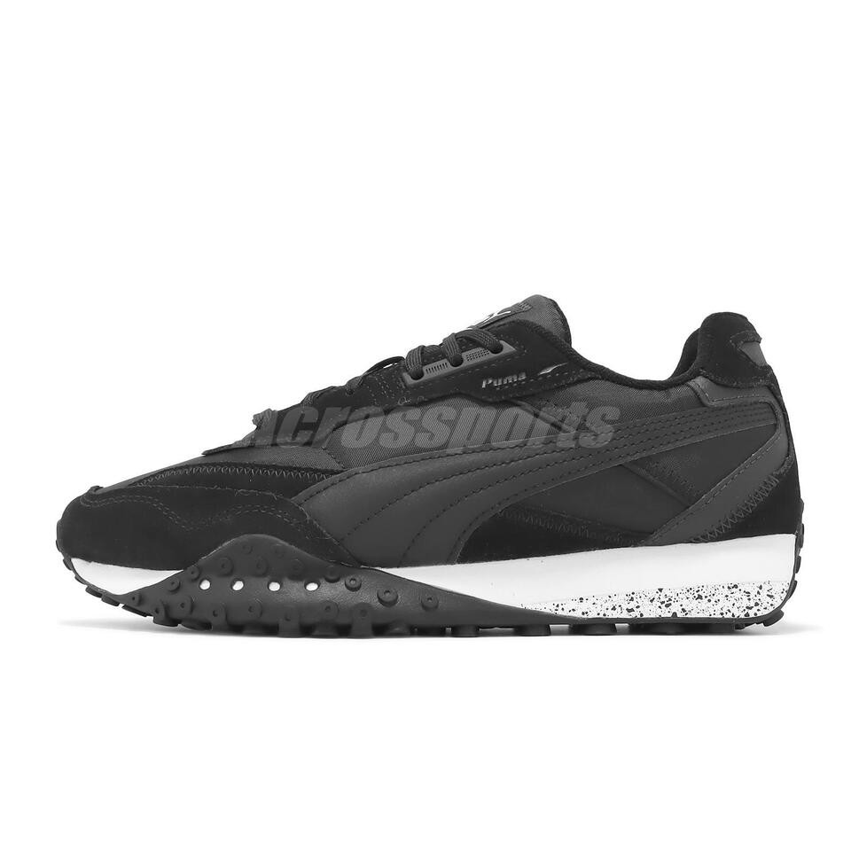 Puma Blktop Rider Black Flat Dark Gray Men Unisex Casual Shoes 392725-16
